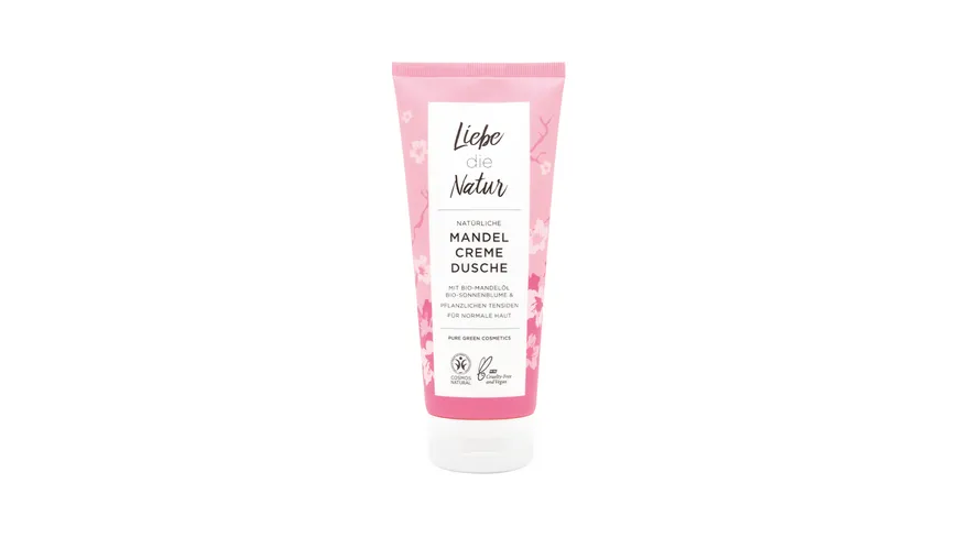 LIEBE DIE NATUR - natürliche Mandelcremedusche 200 ml