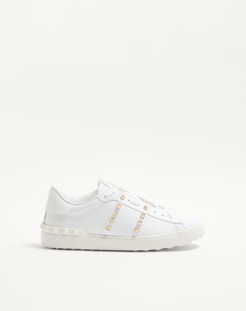 Tênis Rockstud Untitled em couro de bezerro