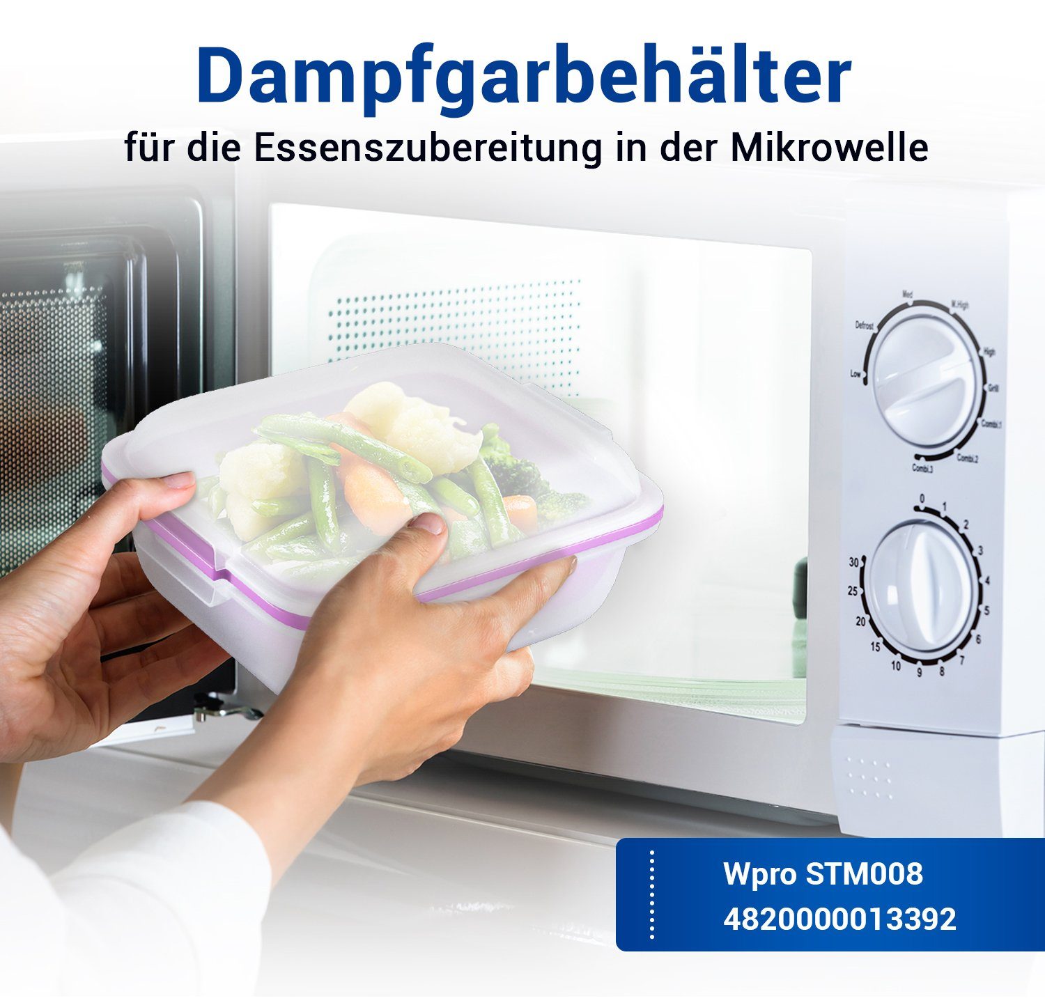 Whirlpool Mikrowellenbehälter Mikrowellenzubehör 4820000013392, Wpro STM008 240x200mm für Mikrowelle