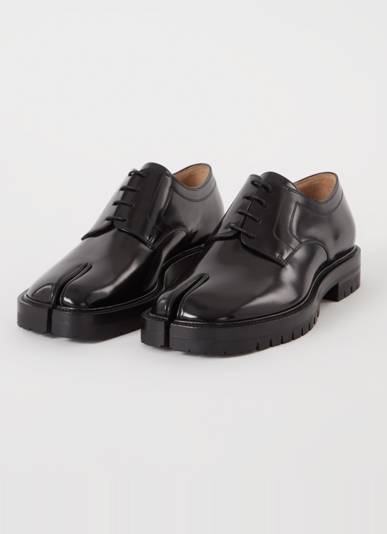 Maison Margiela  Tabi veterschoen van kalfsleer