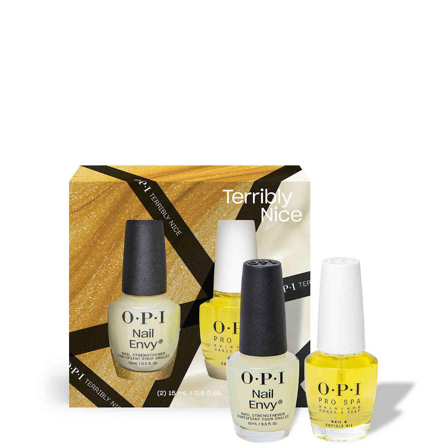 OPI Treatment Power Duo Coffret Soin Fortifiant Nail Envy & Huile Cuticule ProSpa