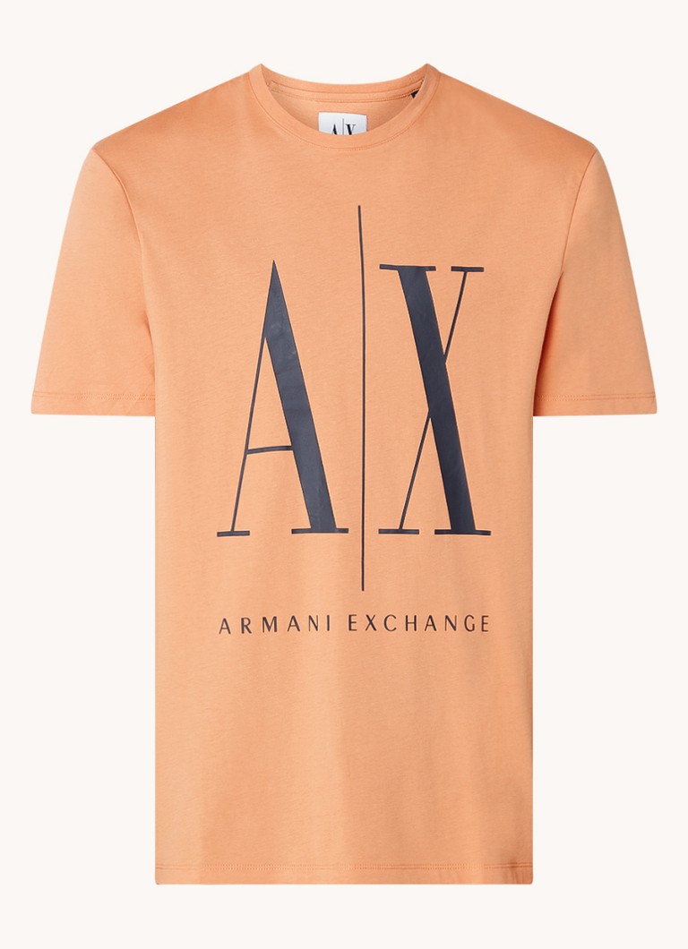 Tricou Armani Exchange cu logo imprimat