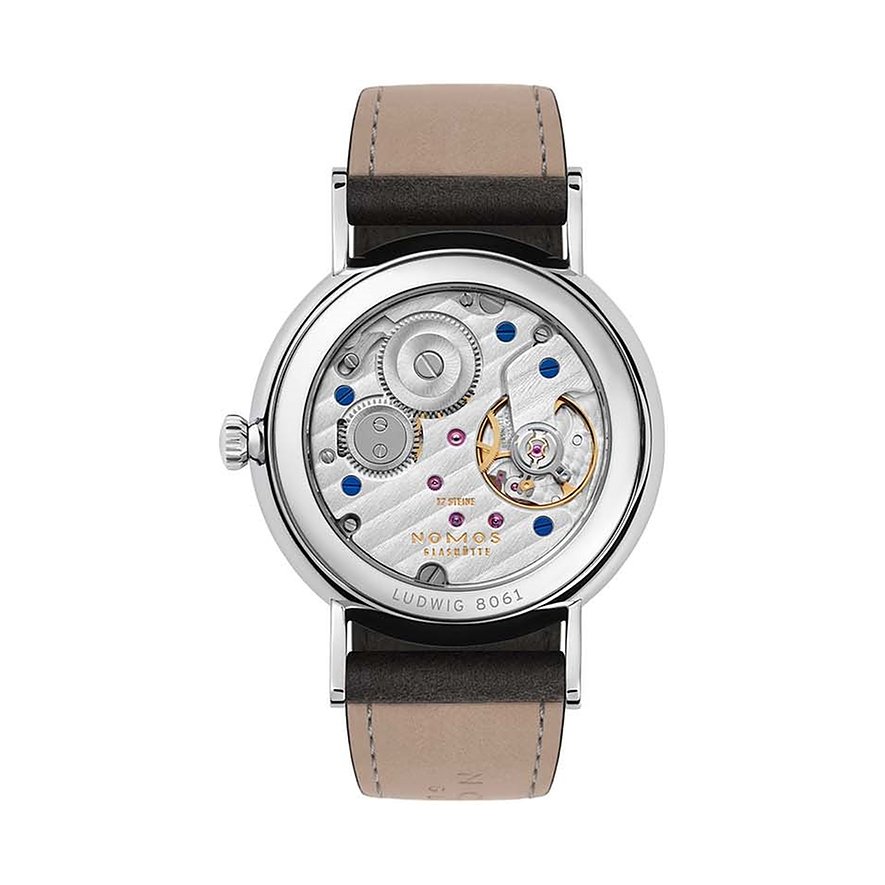 Nomos Glashütte Damenuhr Ludwig 33 Petit Noir