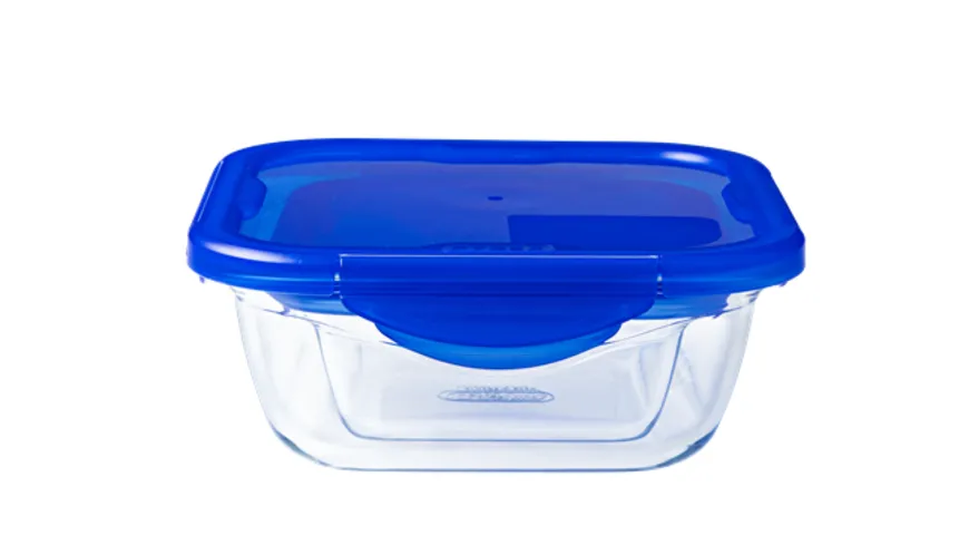 PYREX Cook & Go Mehrzweckform mit Deckel 1,9 l quadratisch
