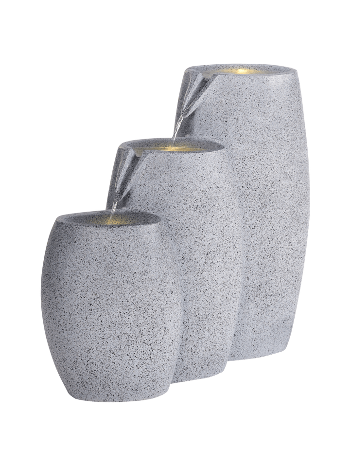 Beliani Gartenbrunnen ARKLE in Grau - (W) 63 x (H) 70 x (L) 28 cm günstig kaufen onesize
