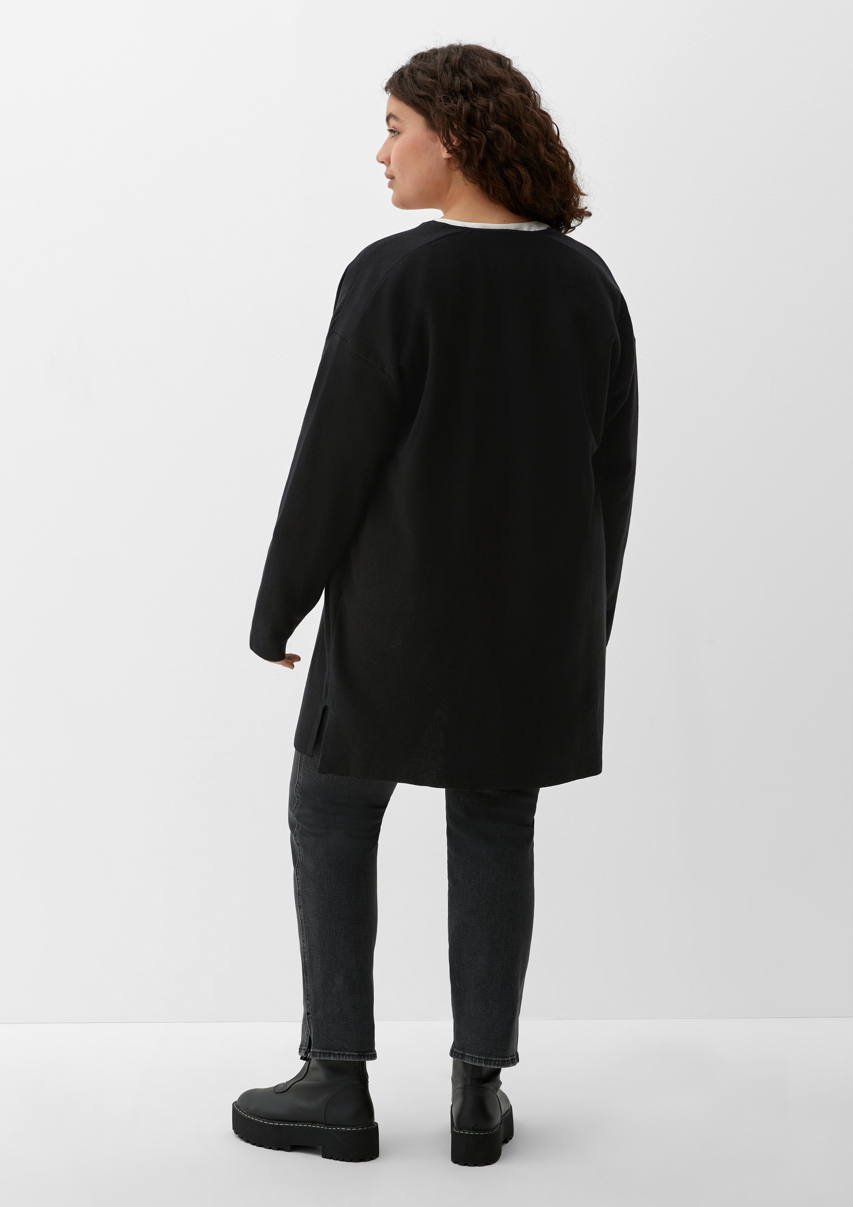 Oversized Longcardigan aus Baumwollstrick  2125533-9999