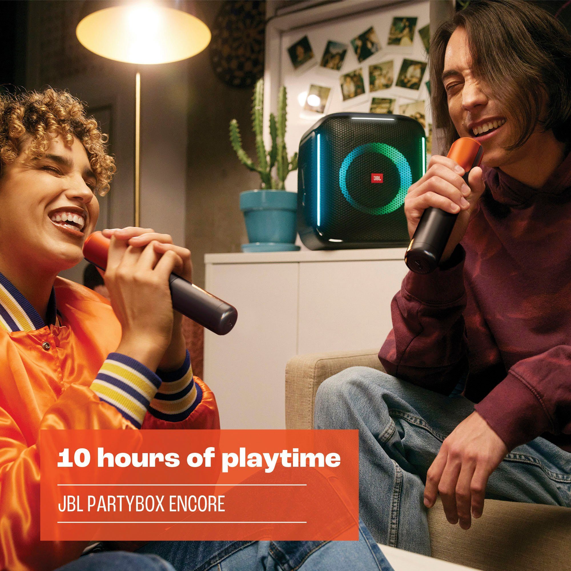 JBL PartyBox ENCORE mit Mikro Party-Lautsprecher (100 W)