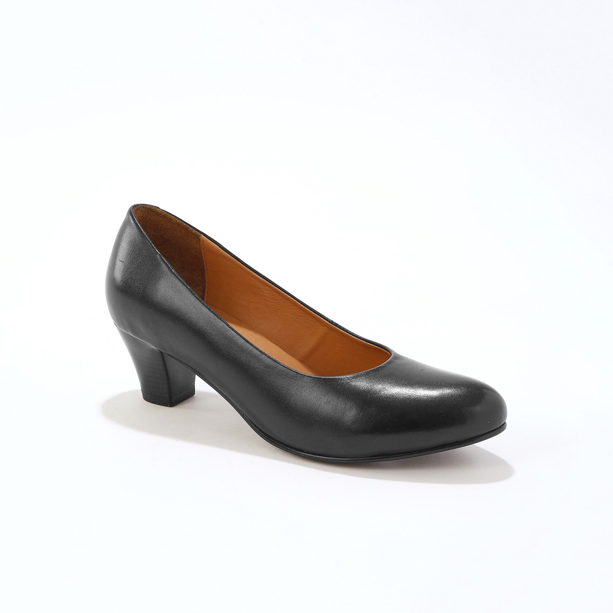 Escarpins en cuir lisse