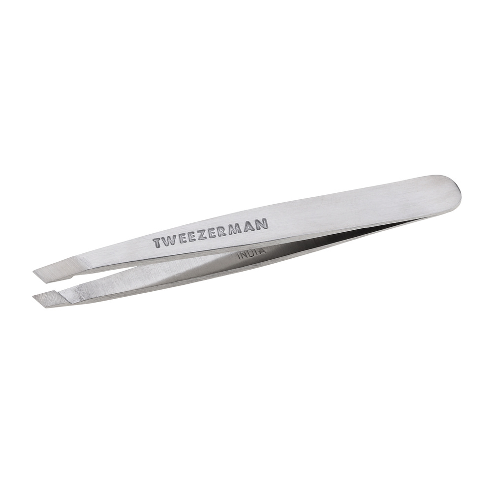 tweezerman Tweezerman Mini Slant Tweezer Classic Stainless Steel Mini pincette