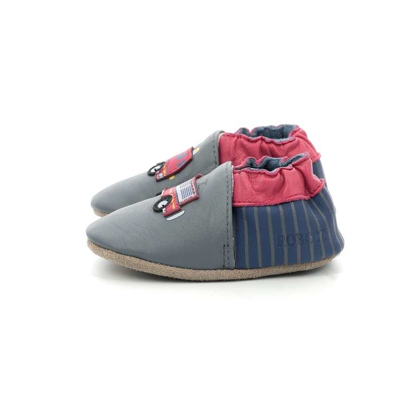 Chaussons cuir tannage vegetal Emergency Fire