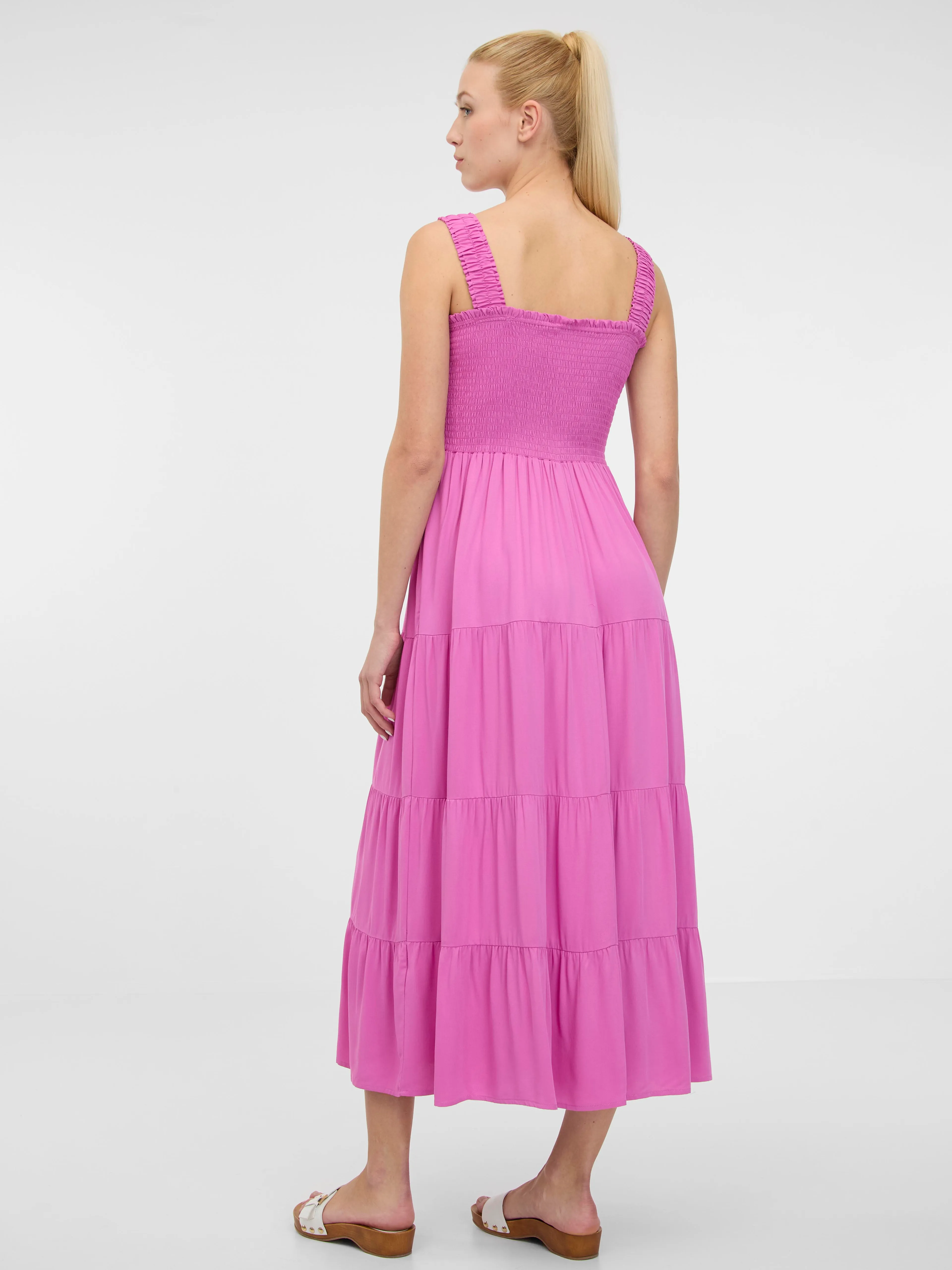 Rosa Damen Maxikleid ORSAY