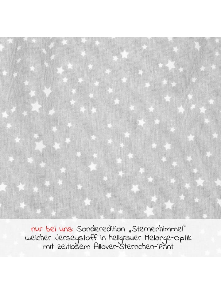 Alvi Nestchen Carré Schlummer-Carré Jersey - Sternenhimmel in grau günstig kaufen onesize