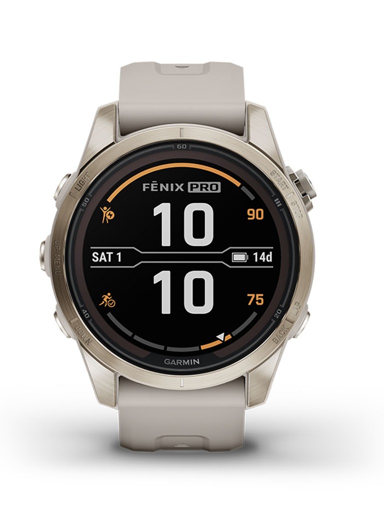 Ceas Garmin Fenix 7S Pro Solar 42mm cu sticlă safir