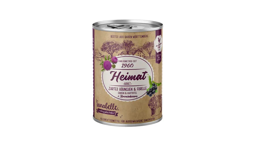 Sanabelle Heimat Hühnchen Katzennassfutter 400g 450 g