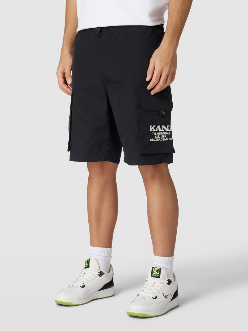 Shorts mit Cargotaschen - P&C x Karl Kani in schwarz