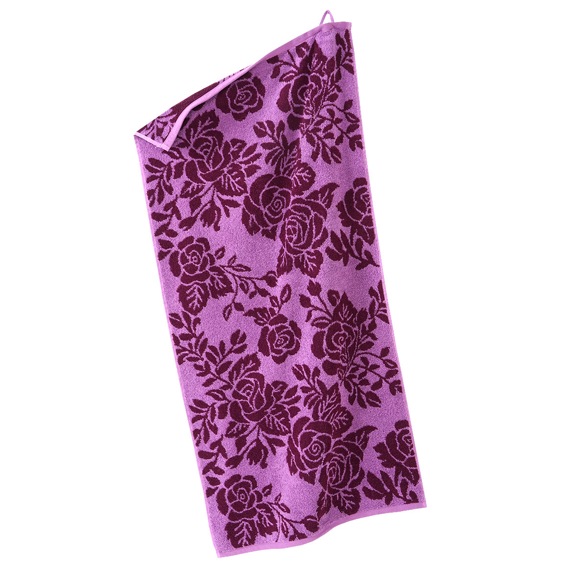 Handtuch mit Rosen-Dessin