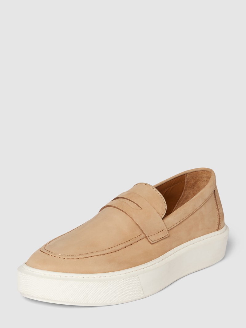 Slip-On-Sneaker mit Zierbesatz Modell 'ADONE' in camel