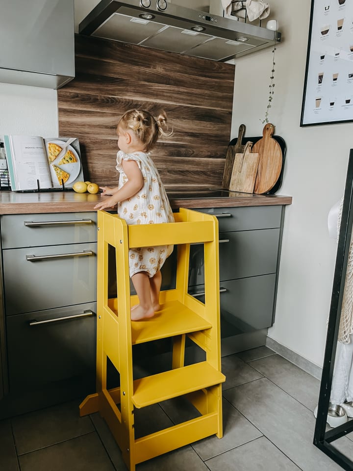 tiSsi tiSsi® Entdeckerturm / Lernturm FELIX mitwachsend sunflower gelb günstig kaufen onesize