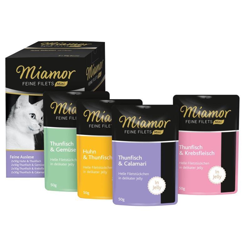 Miamor Nassfutter Miamor Feine Filets Mini 8x50g Feine Auslese