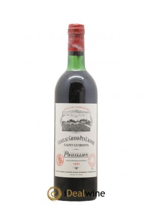 Château Grand Puy Lacoste 5ème Grand Cru Classé  1981 - Lot de 1 Bouteille
