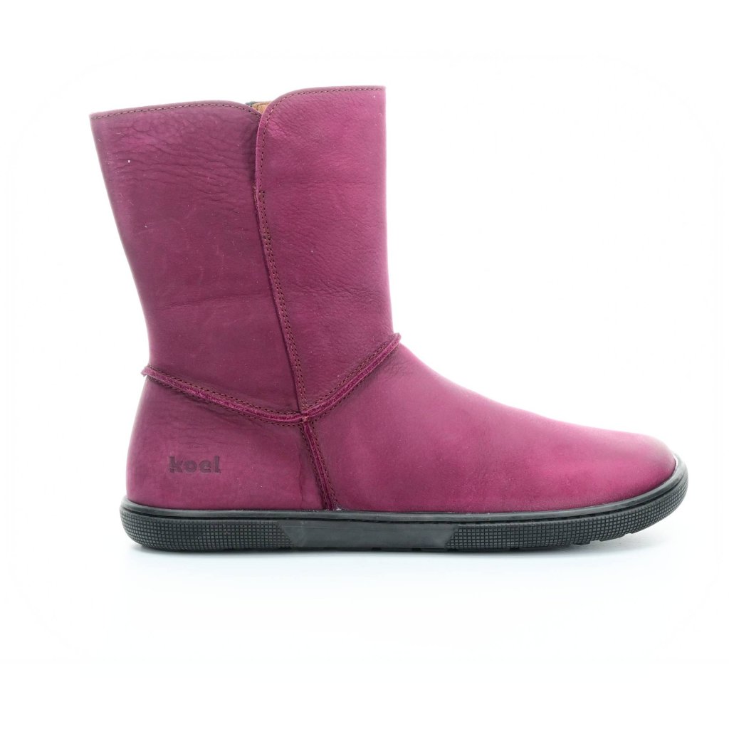Koel4kids Fina Bordo 08L002.231-260 weinrote Barfuß-Halbstiefel