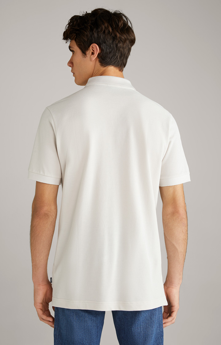 Baumwoll-Poloshirt Primus in Offwhite