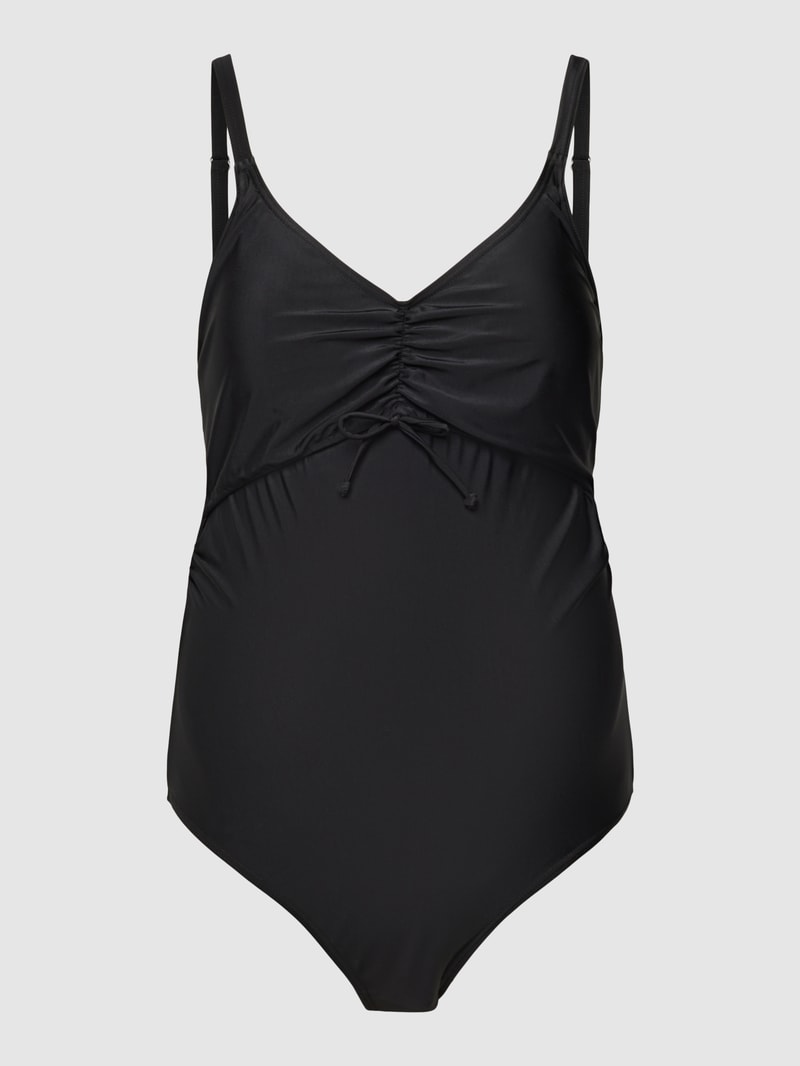 Umstands-Badeanzug mit Cut Out Modell 'Francis' in schwarz