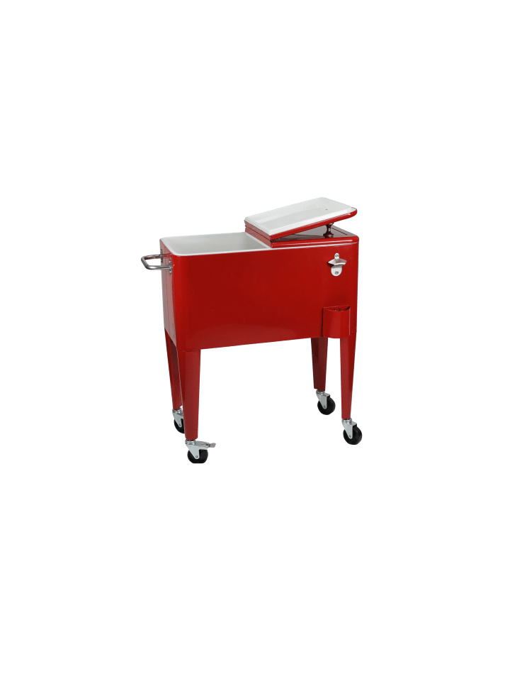 Beachtrekker Kailua Cooler - Kühlbox, Kühlwagen, Getränkekühler, Rot günstig kaufen onesize