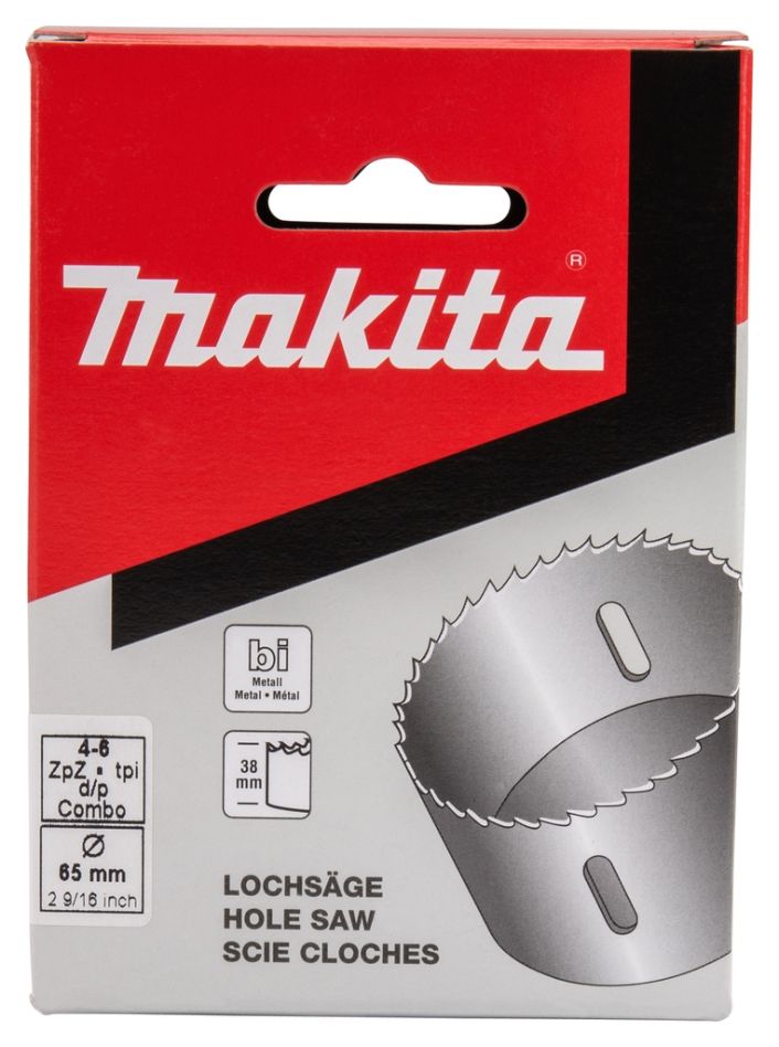 Makita Accessoires P-52641 Gatzaag 65 mm HSS Bi-metaal Wit
