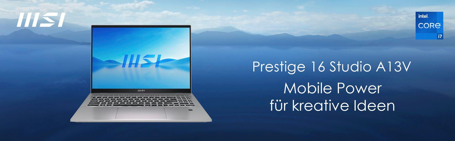 MSI Prestige 16 Studio A13VF-089 Gaming-Notebook (40,6 cm/16 Zoll, Intel Core i7 13700H, GeForce RTX 4060, 1000 GB SSD)