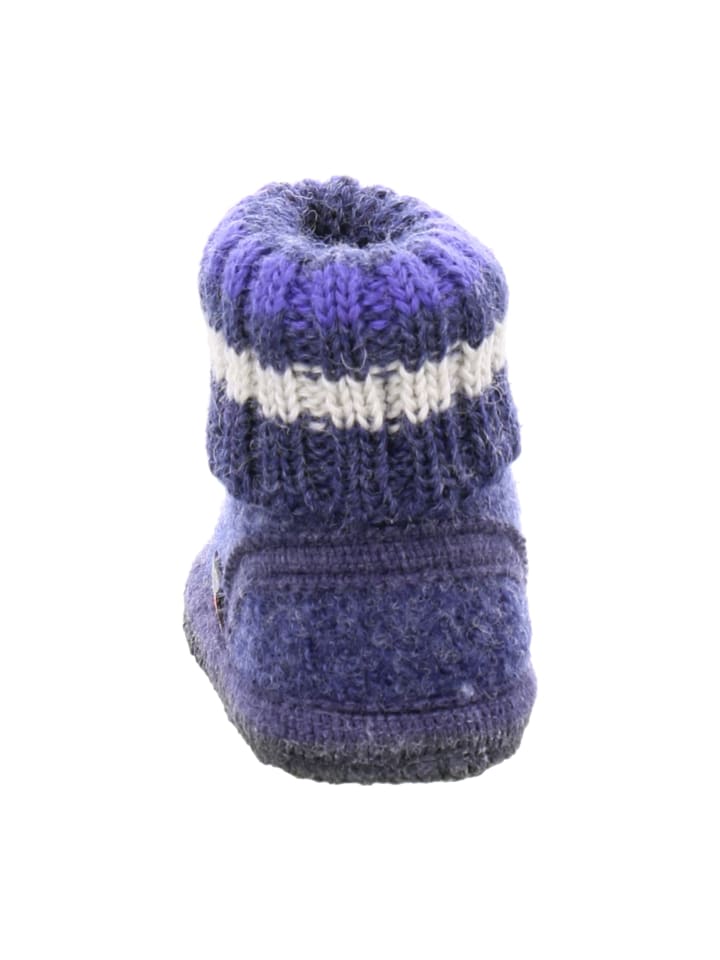 HAFLINGER Hausschuhe in Blau günstig kaufen