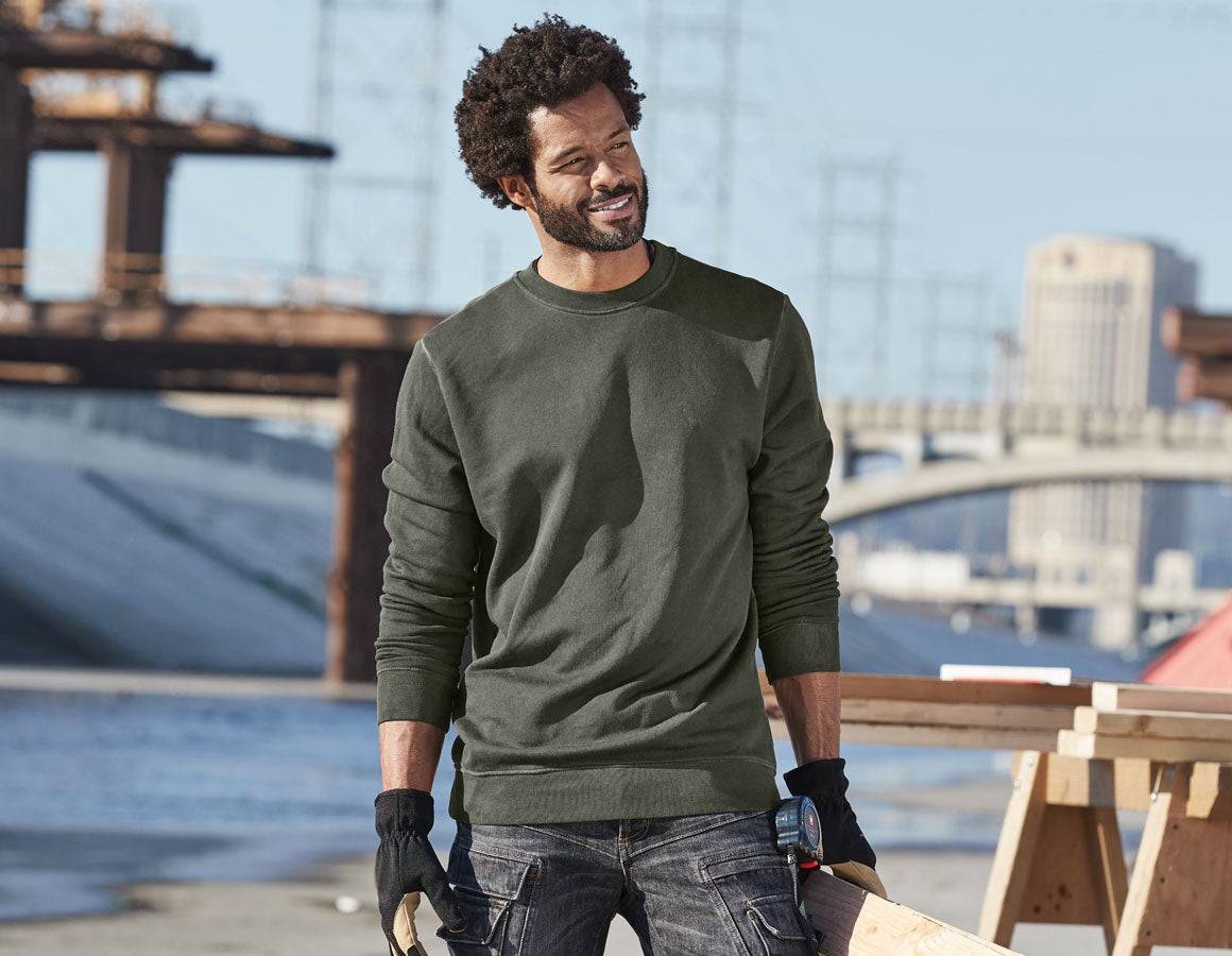 e.s. Sweatshirt vintage poly cotton