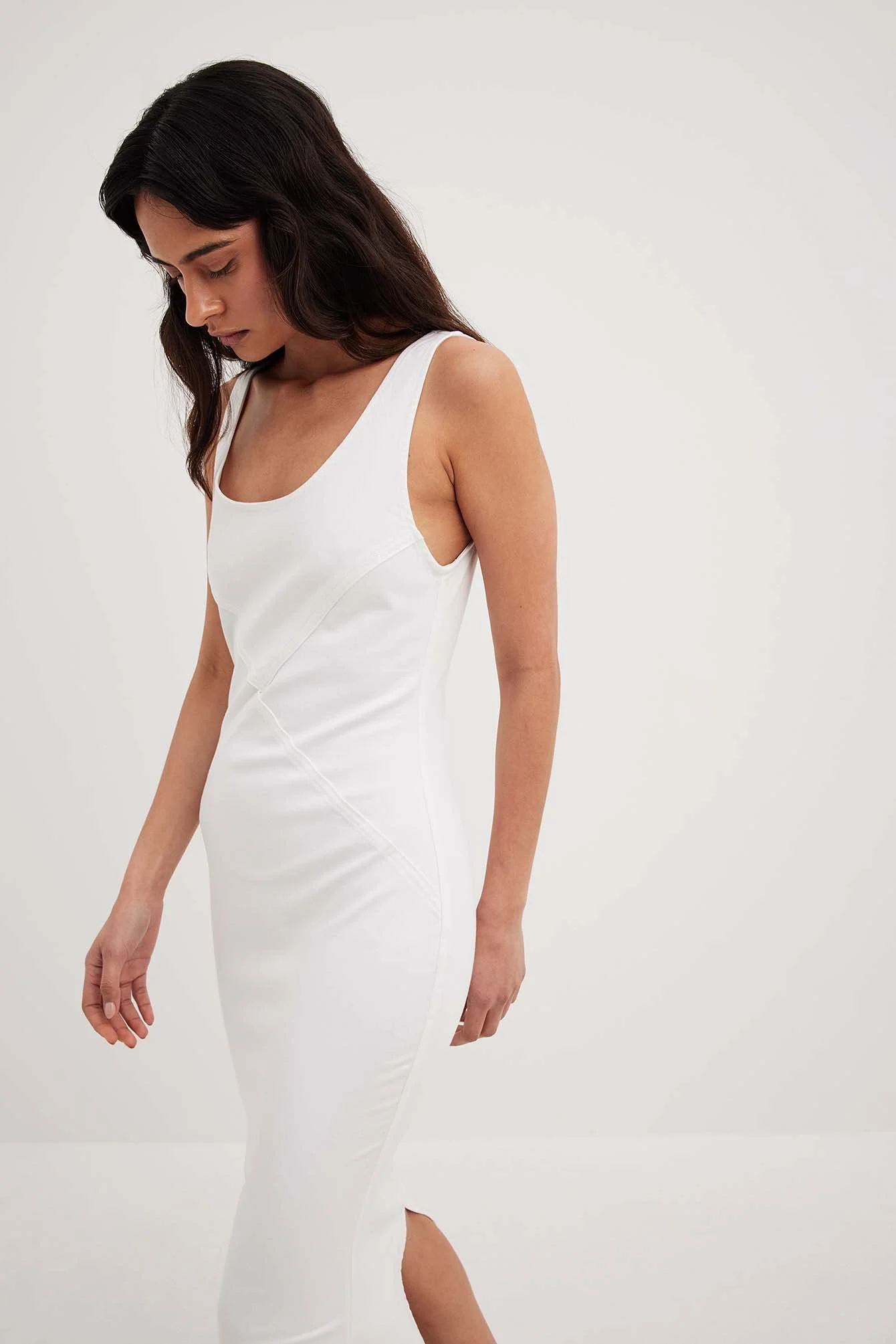Maxikleid aus Denim