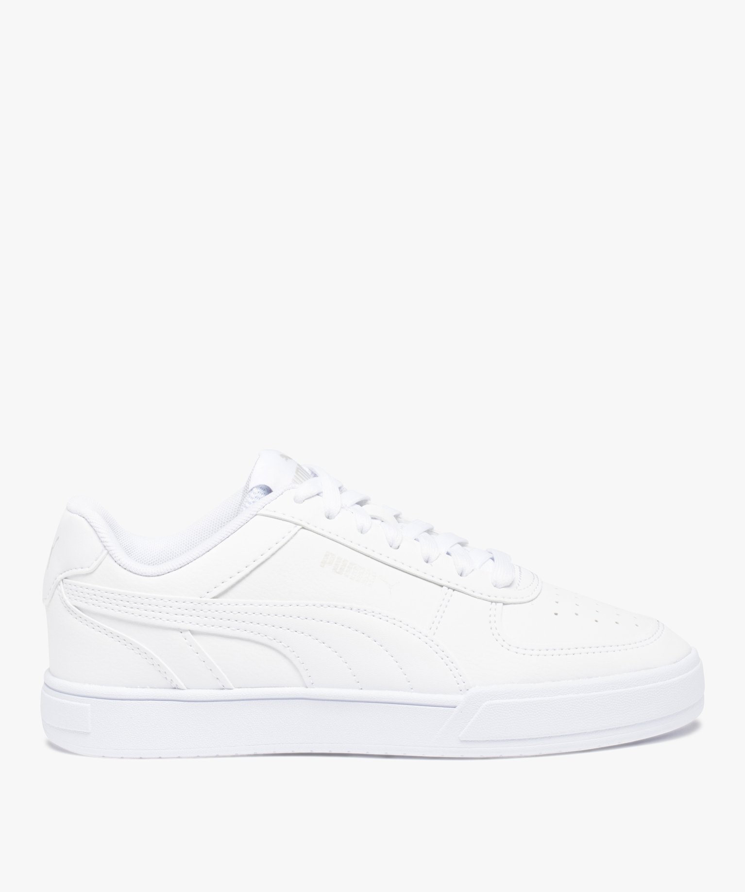Baskets Garçon unies à lacets – Puma Caven blanc | GEMO