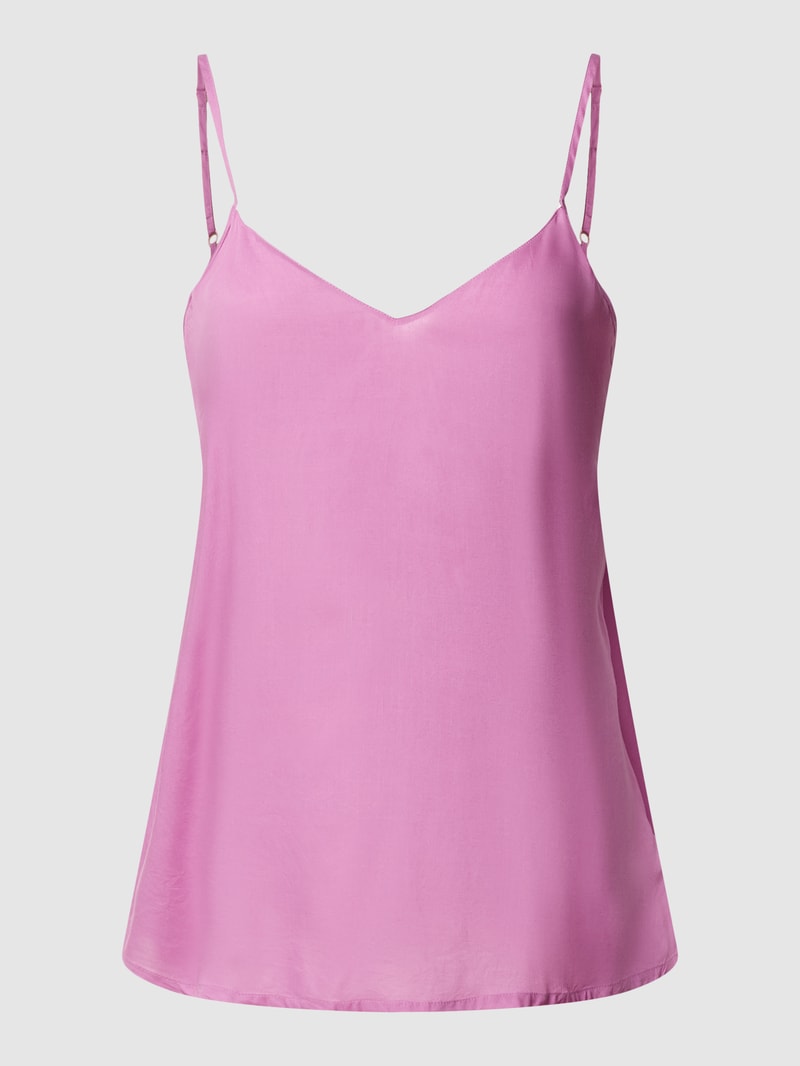 Pyjama-Oberteil mit Spaghettiträgern Modell 'Viola' in pink