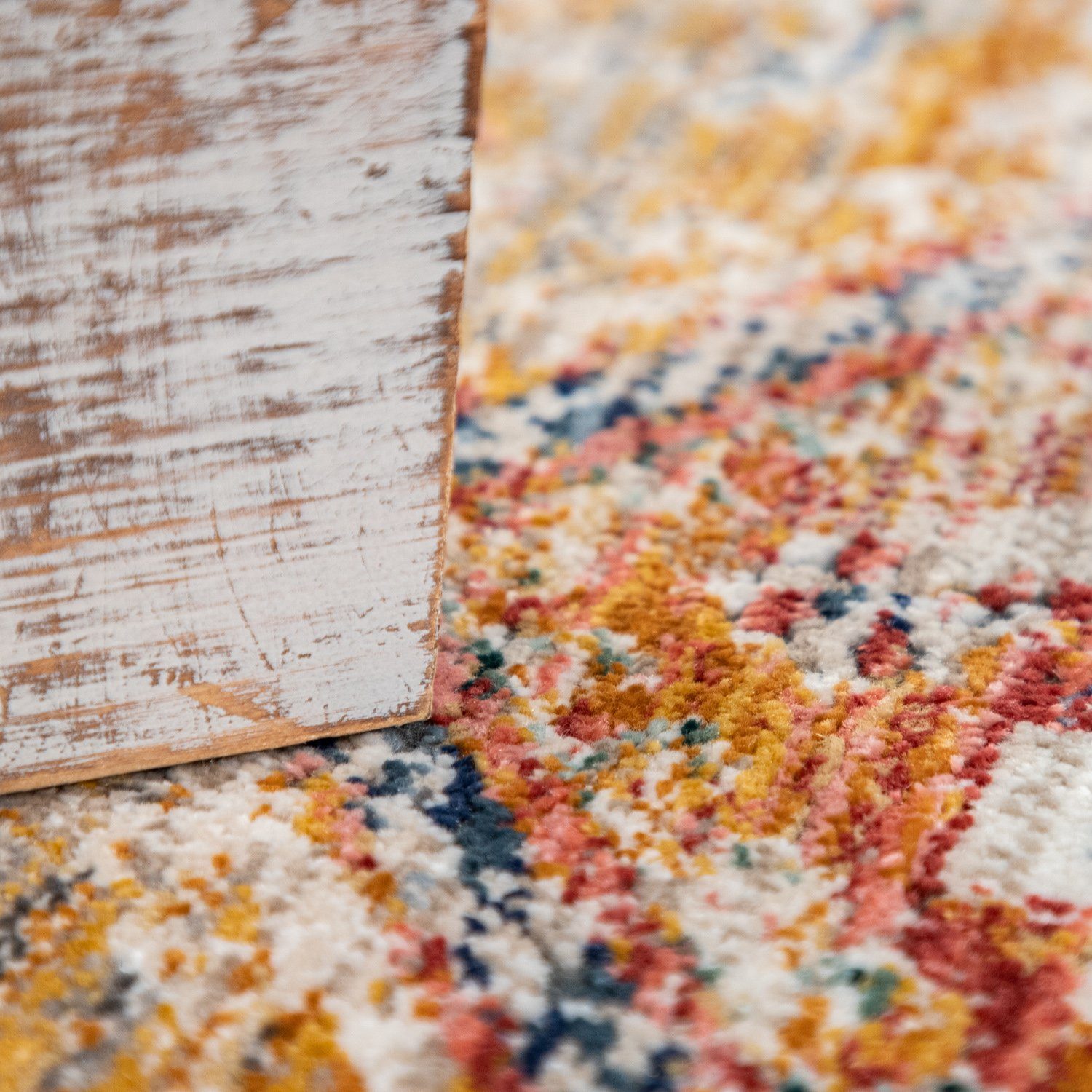 Teppich Wohnzimmer Teppich Kurzflor In Marokkanischem Design, TT Home, rechteckig, Höhe: 12 mm