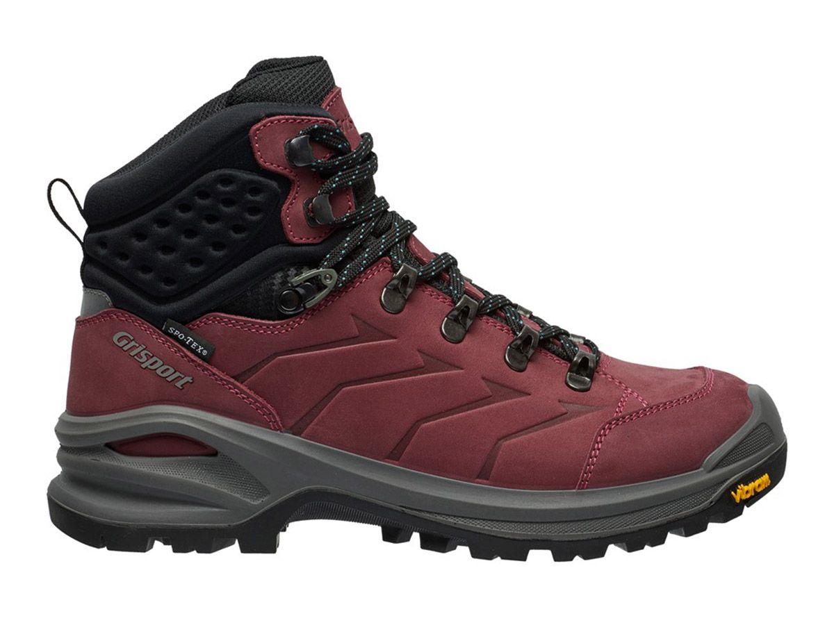 Grisport Terrain Mid Burgundy Damen Wanderschuhe