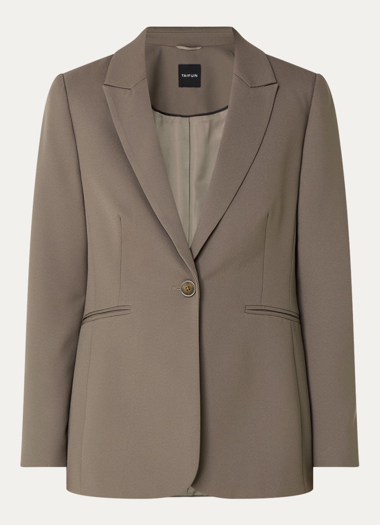 Blazer Taifun con tasche a filetto e spalline