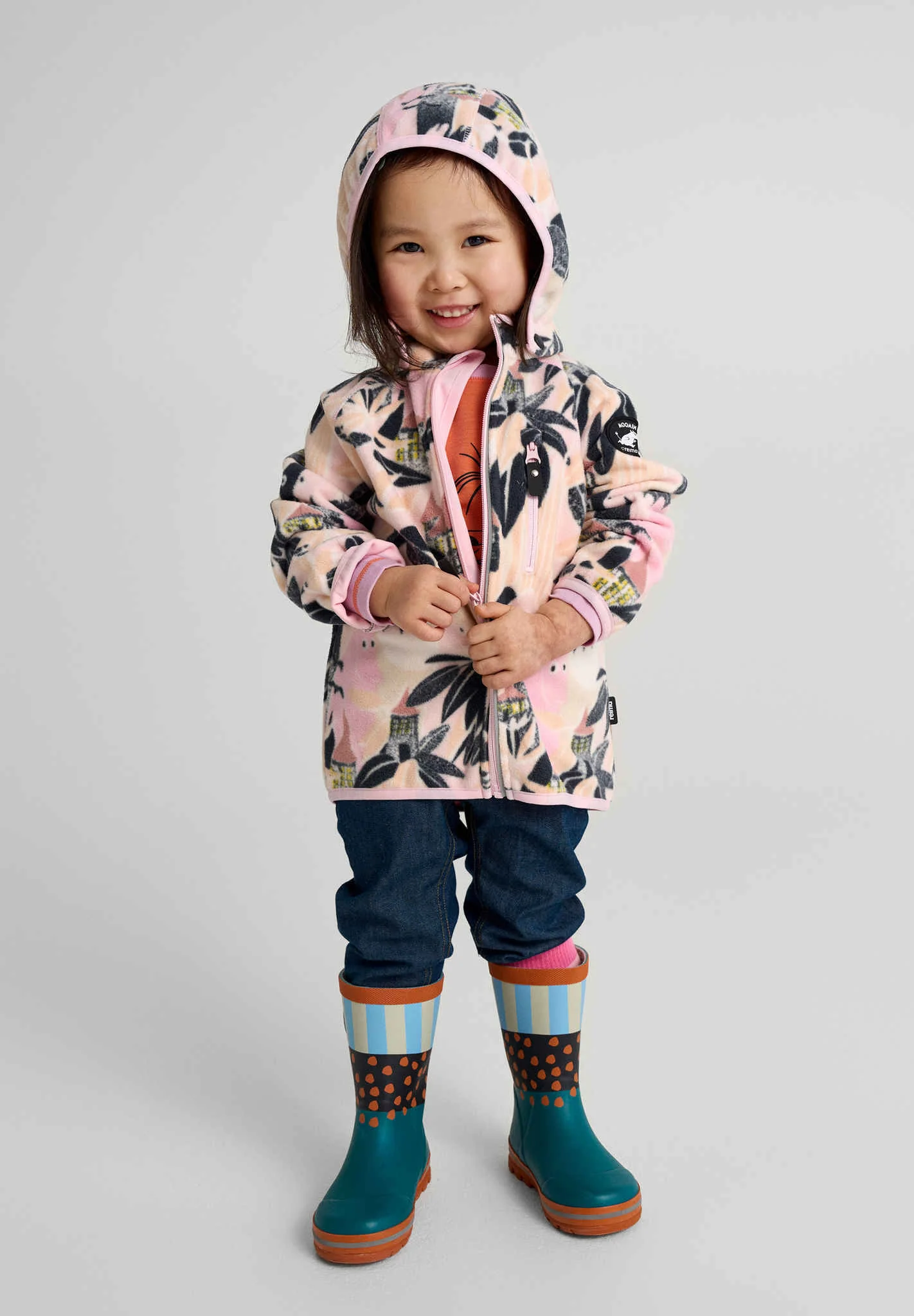 Moomin Kleinkinder Windfleece Jacke Vindskydd