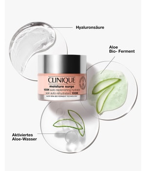 CLINIQUE Moisture Surge 100H Auto Replenishing Hydrator Gesichtscreme 15 ml