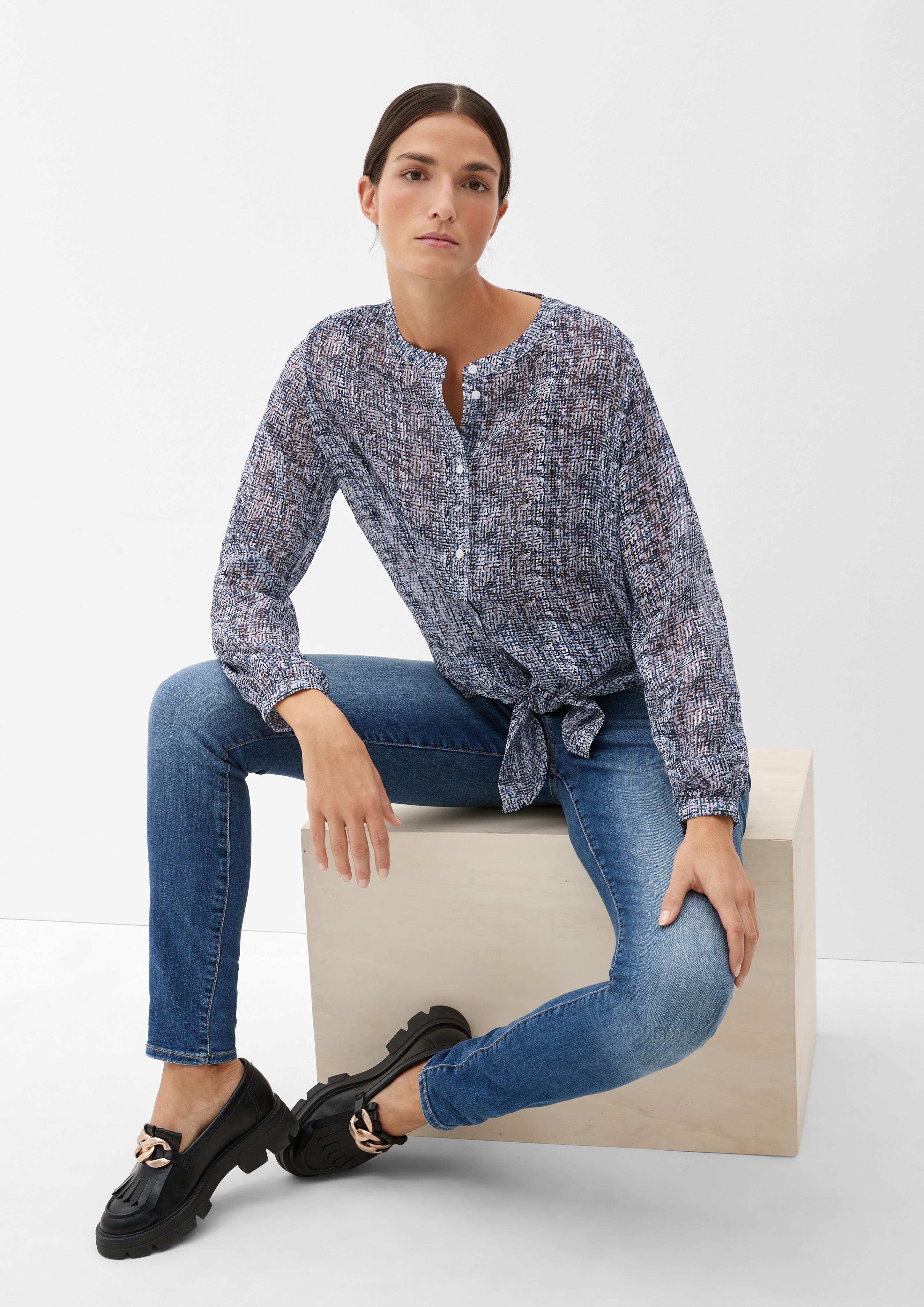 Bluse in semitransparenter Optik  2124777-02A2