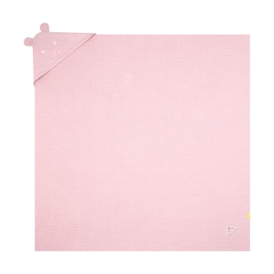 Decke Strick, rosa für Mädchen