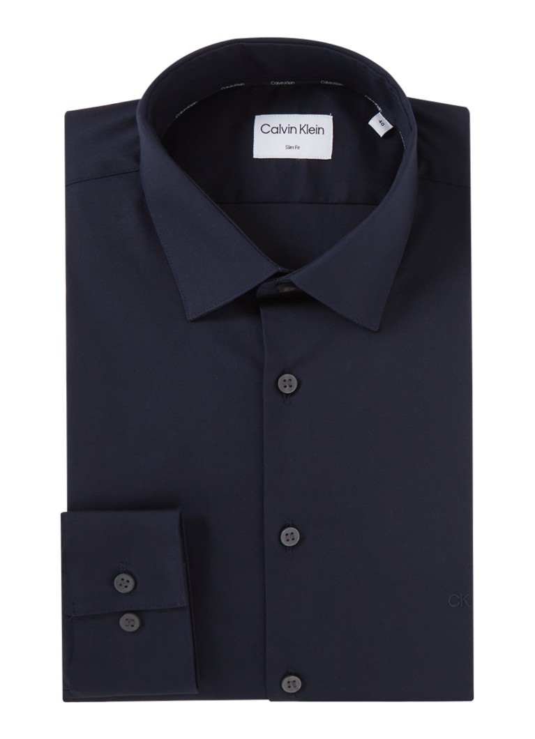 Calvin Klein Slim fit košulja s rastezljivim materijalom