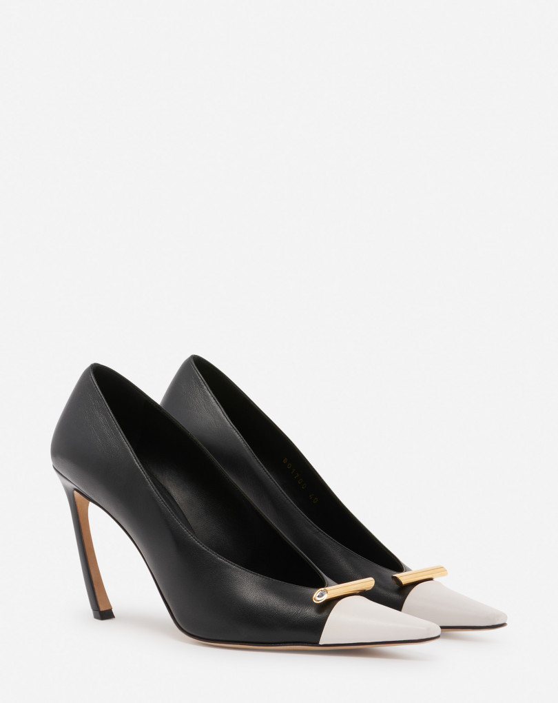 ESCARPINS SWING EN CUIR AVEC BIJOU SEQUENCE BY LANVIN