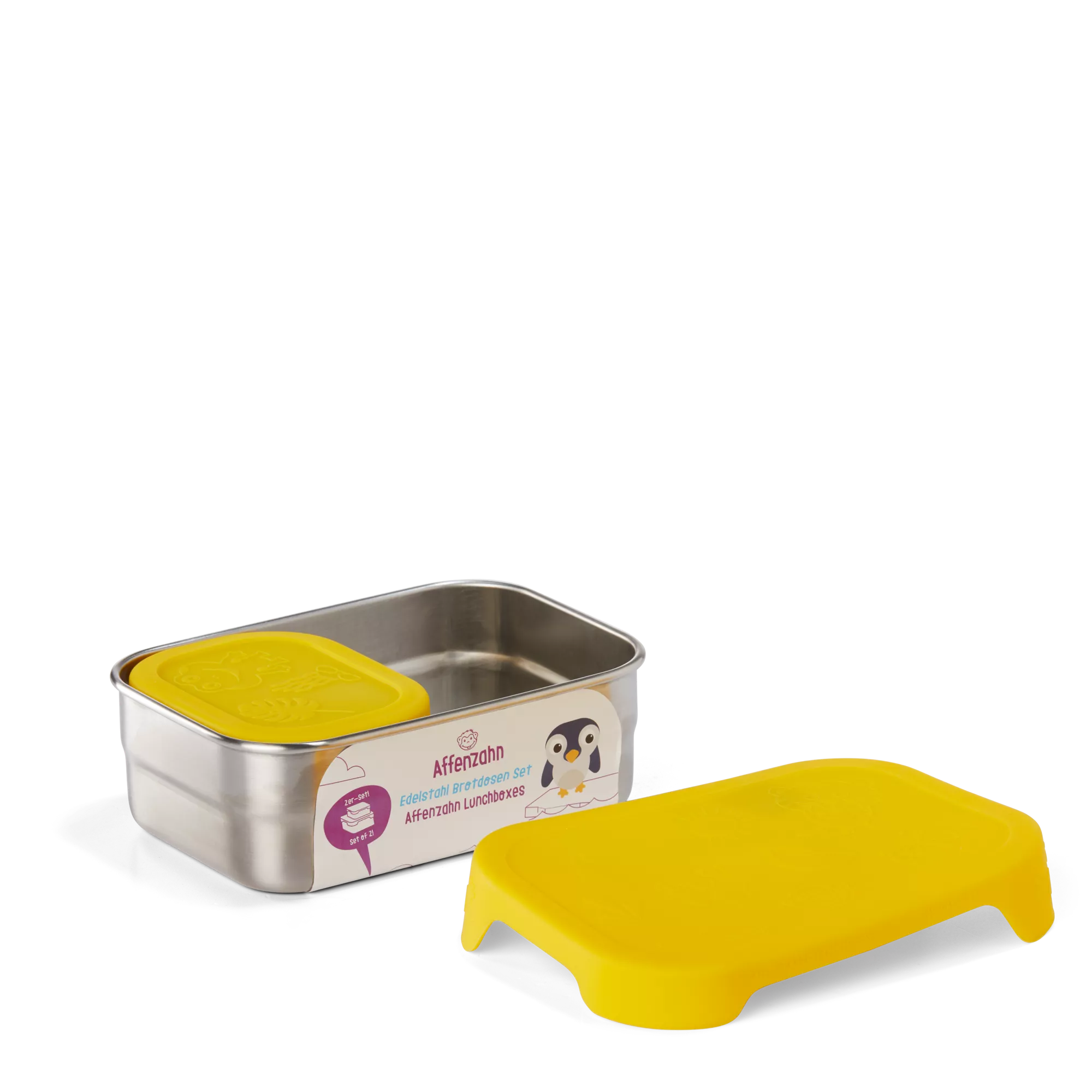 Edelstahl Brotdosen Set