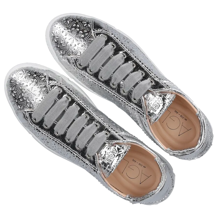 AGL Attilio Giusti Leombruni - Sneaker low D936085 Kalbsleder - silber