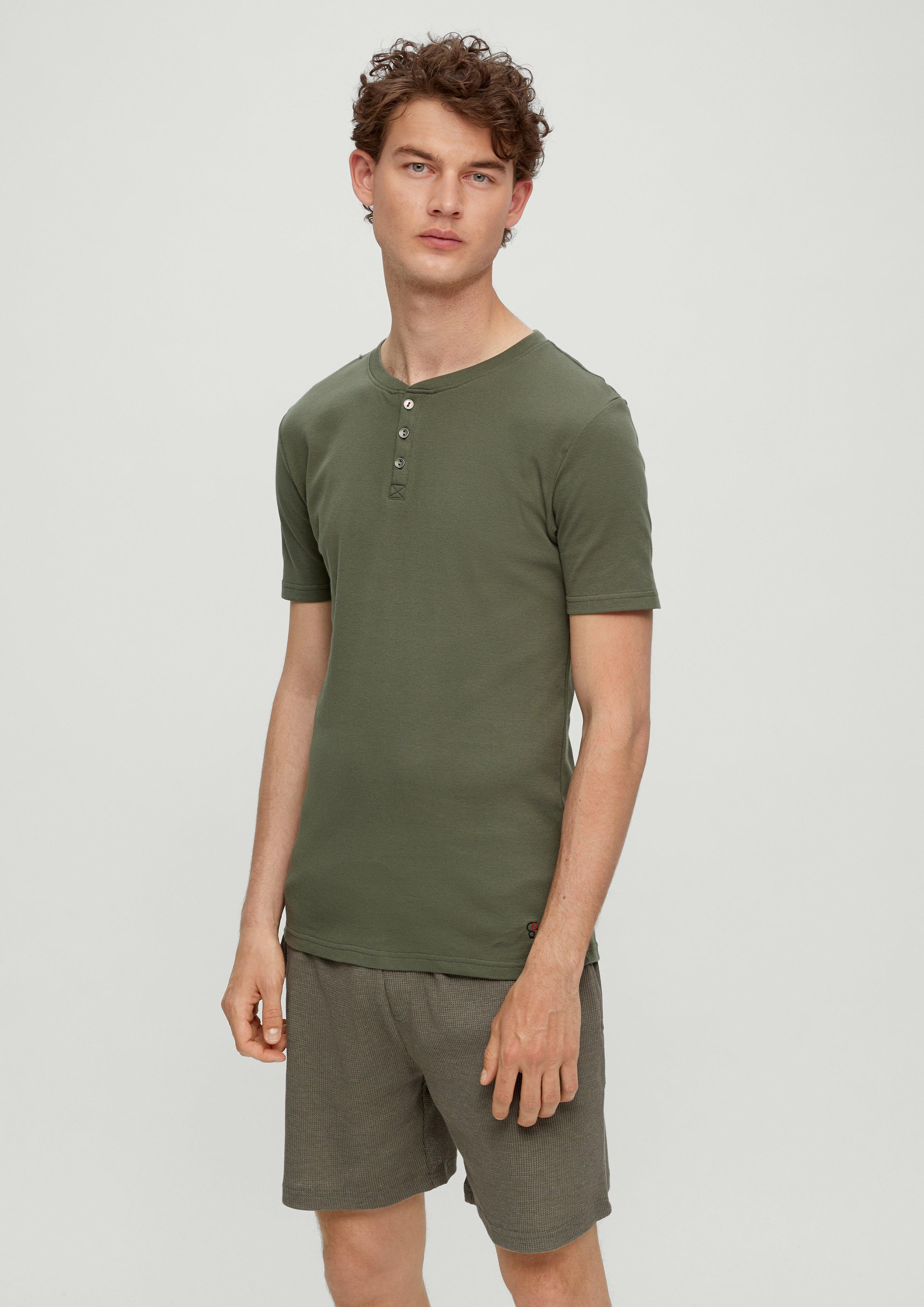 Pyjama-Shirt mit Knopfleiste  6008388-7800