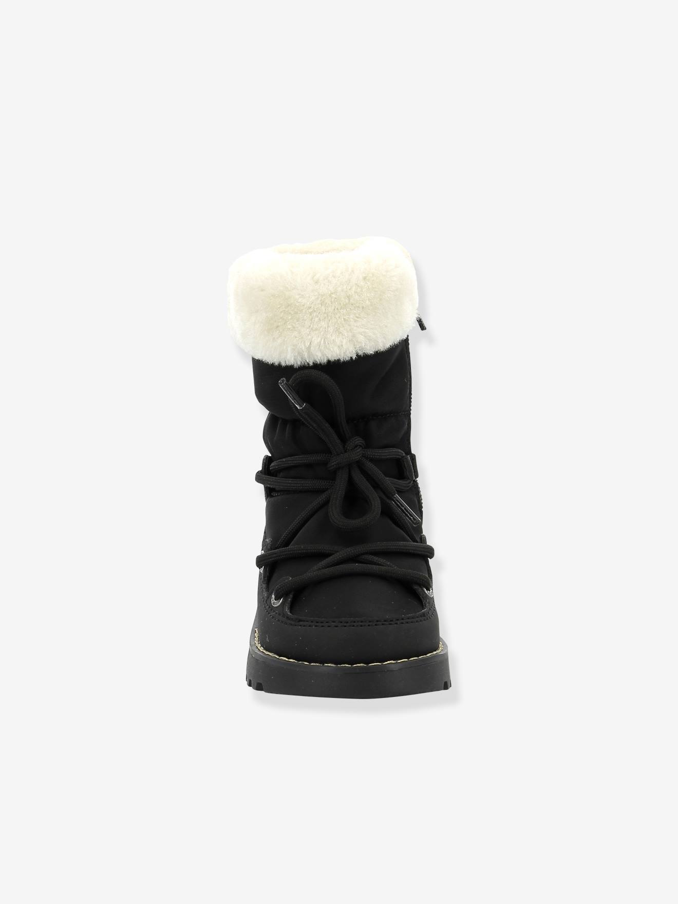 Bottes de neige fourrées enfant Kickneosnow KICKERS® noir