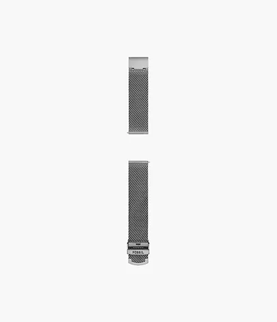 Fossil Milanaiseband für Herrenenuhr 22 mm Grau