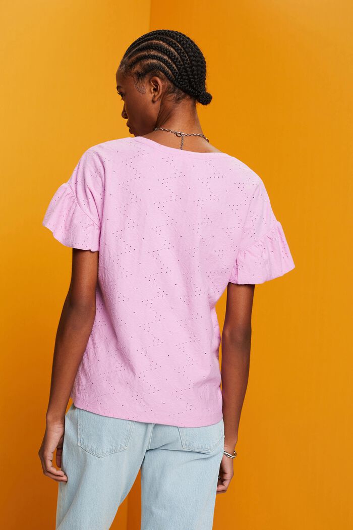 T-Shirt mit Strukturmuster